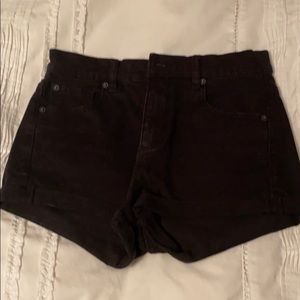 Garage High Waisted Denim Shorts